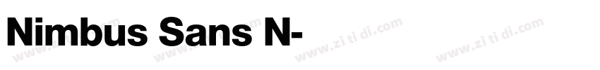Nimbus Sans N字体转换 Nimbus Sans N字体转换